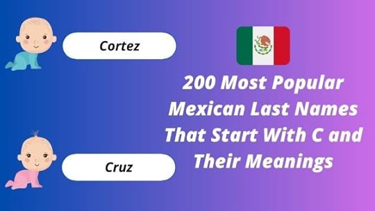 Mexican last names that start with c