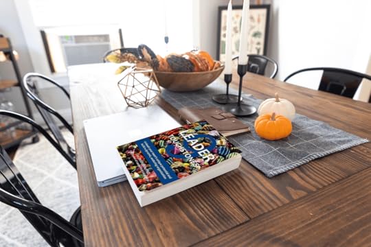 9 Leadership Touchstones book on a kitchen table