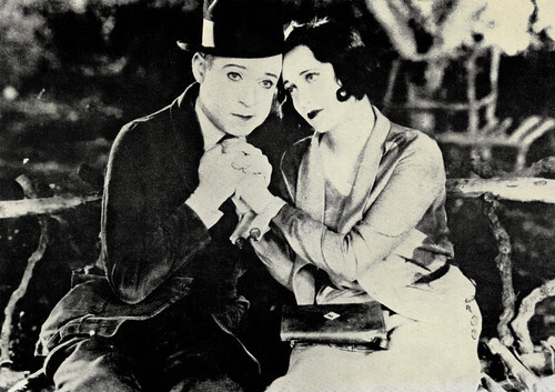 Harry Langdon and Joan Crawford in Tramp, Tramp, Tramp (1926)