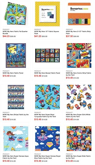 NEW! My Hero Fabrics by Kanvas Studio For Benartex Designer Fabrics at ShopNZP.com
