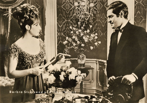 Barbra Streisand and Omar Sharif in Funny Girl (1968)