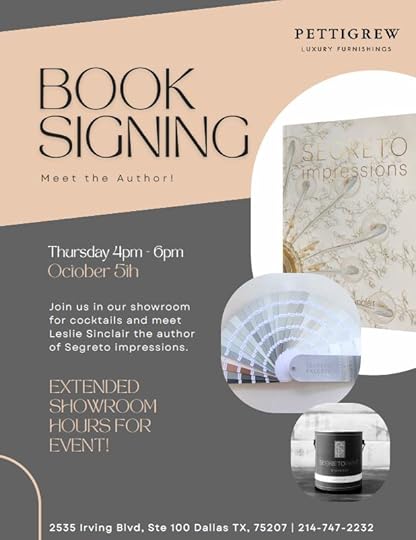 Pettigrew Luxury Furnishings Book Signing