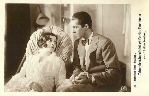 Diomira Jacobini and Carlo Fontana in L'ultima avventura (1932)