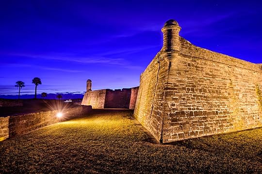 st augustine at night spooky fort