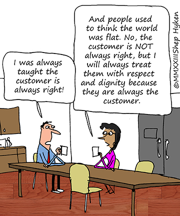 The customer is not always right