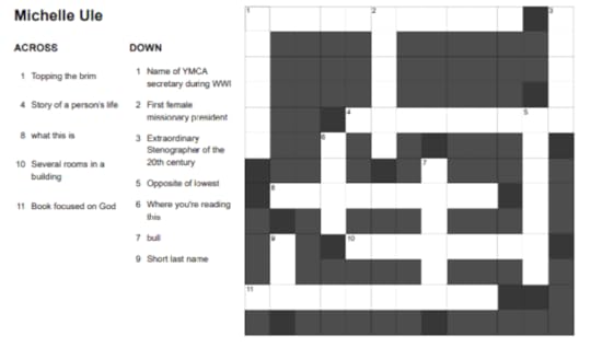 A computer-made crosswordpuzzle
