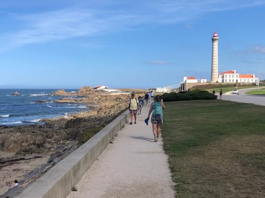 Boa Nova Lighthouse. The Portuguese Coastal Camino, north of Matosinhos