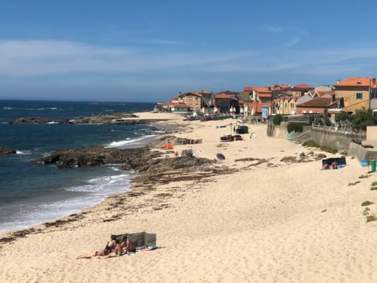 Coming in to Vila Chá on the Portuguese Coastal Camino