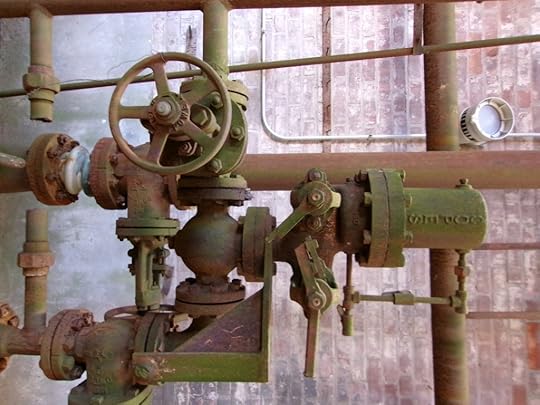 Rusted valves and cogs