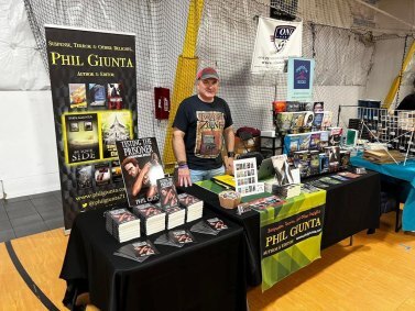 All set up and ready for the show!