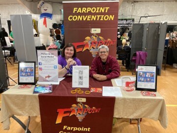 Sharon VB and Laura at the Farpoint Table