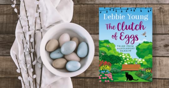 cover of The Clutch of Eggs with eggs scattered around it