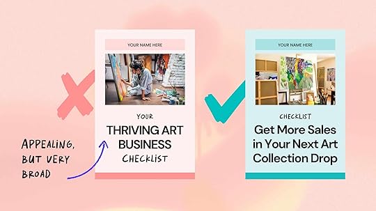 Lead magnets should be specific