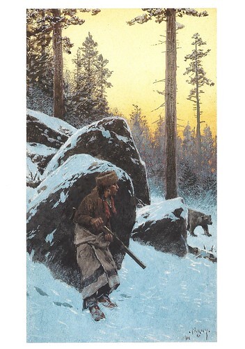 The Indian Bear Hunter (Henry F. Farny, 1911)