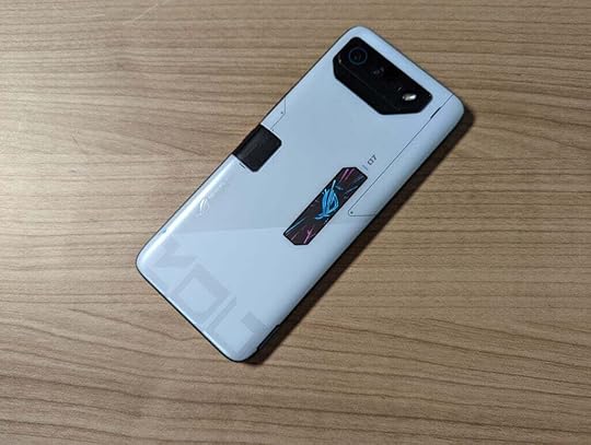 Asus ROG Phone 7 Ultimate on a table