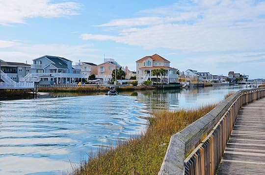 north myrtle beach boardwalk and houses