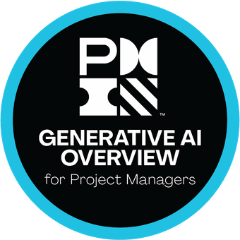 Generative AI Overview for Project Managers badge