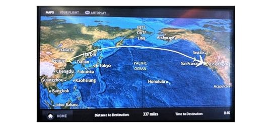 The Backpacking Housewife Flying Over The Pacific Ocean Int Date Line