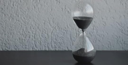 Photo of an hour glass representing the end of the year