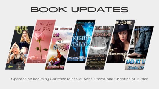 Baby Me, When the Last Petal Falls, Echoes of Everything, Night Stalker, Inked Kisses, The Homewrecker's Fate, Bad at Love