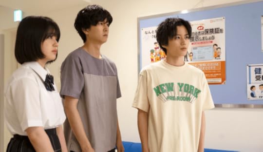 Toyoshima Hana, Inaba Yu and Oku Tomoya in a still from
