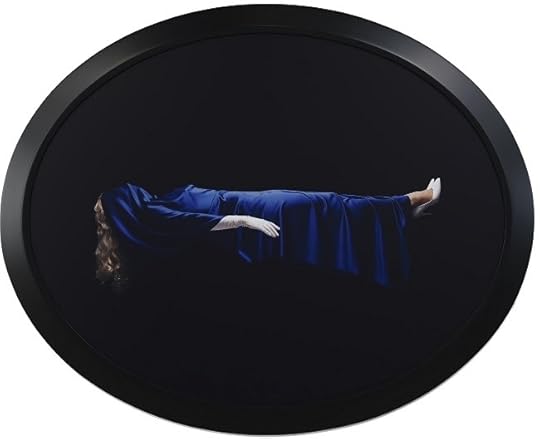 Levitating Woman, by Sarah Charlesworth (Cibachrome with lacquered wood frame). Courtesy of Paula Cooper Gallery. ©The Estate of Sarah Charlesworth.