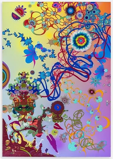 The Illusionist, by Jose Alvarez (D.O.P.A.). Acrylic, colored pencil, ink, pastel, handmade paper, feathers, quills and collage on paper ( 2021).