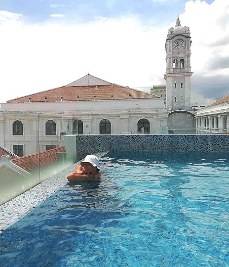 The Prestige Hotel Pool. The Backpacking Housewife.