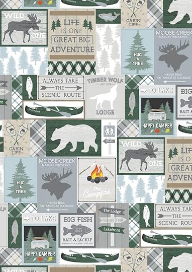 NEW! Moose Creek Lodge Fabric Collection by Kanvas Studio for Benartex Now Available at ShopNZP.com