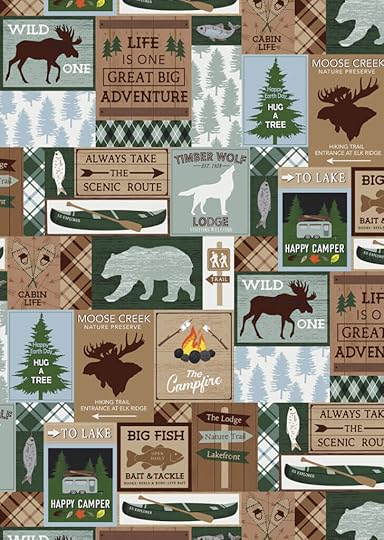 NEW! Moose Creek Lodge Fabric Collection by Kanvas Studio for Benartex Now Available at ShopNZP.com