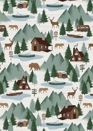 NEW! Moose Creek Lodge Fabric Collection by Kanvas Studio for Benartex Now Available at ShopNZP.com