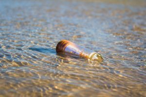 A letter in a bottle