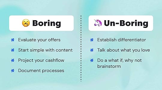 Boring-ish Business Tips
