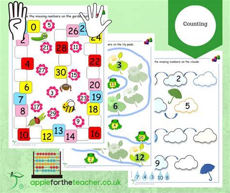 Counting songs · the animals went in two by two · five currant buns · five little apples · five little ducks went swimming one day · five little men in a flying . counting activities eyfs ks1 apple for the teacher ltd