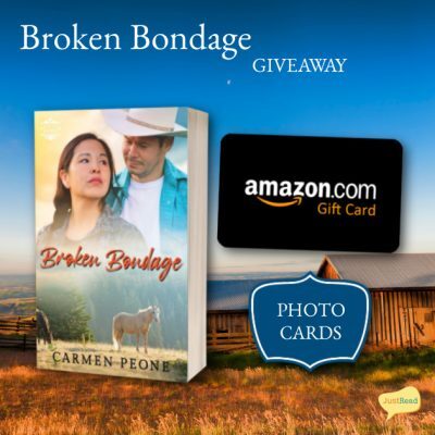 Broken Bondage JustRead Tours giveaway