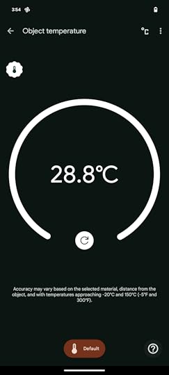 How to use temperature sensor pixel 8 pro measurement