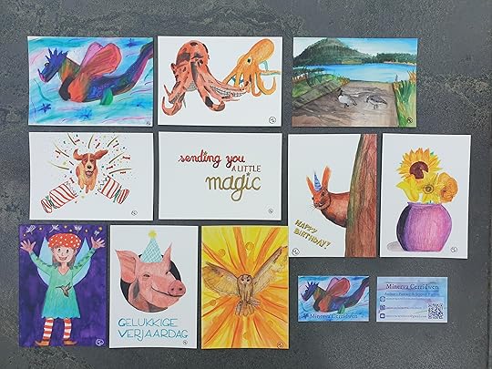 2023 set of 10 postcards