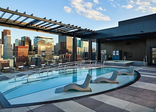 rooftop pool at The Rally Hotel