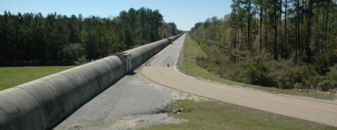 The Laser Interferometer Gravitational-Wave Observatory (LIGO), a large-scale physics experiment and observatory to detect cosmic gravitational waves in Livingston, Louisiana, USA - 2019