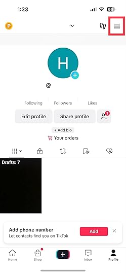 image for how to private tiktok account 2