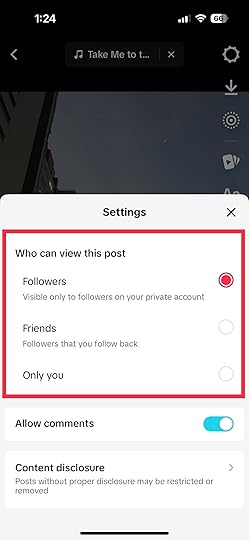 image for how to private tiktok account 7