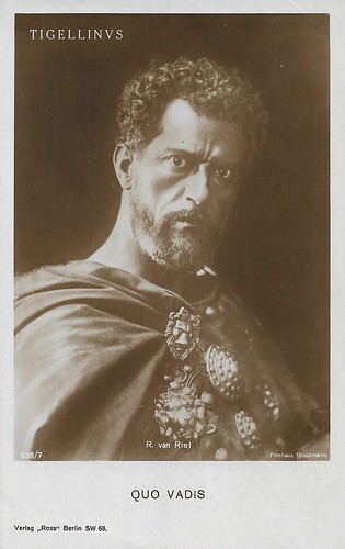 Raimondo van Riel as Tigellinus in Quo vadis (1924)