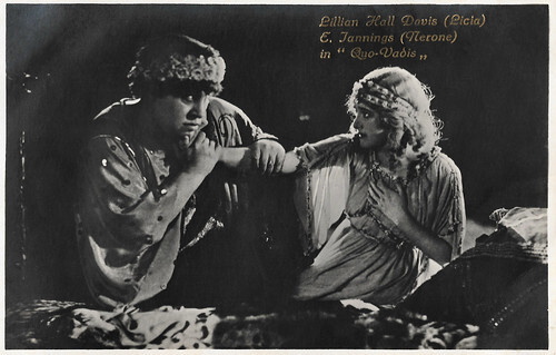 Lillian Hall Davis and Emil Jannings in Quo Vadis (1924)
