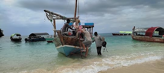 Arrival to Changuu Island - Prison Island near Zanzibar, Tanzania.