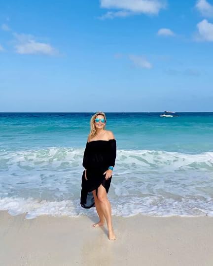On the beach of Changuu Island - Prison Island near Zanzibar, Tanzania.