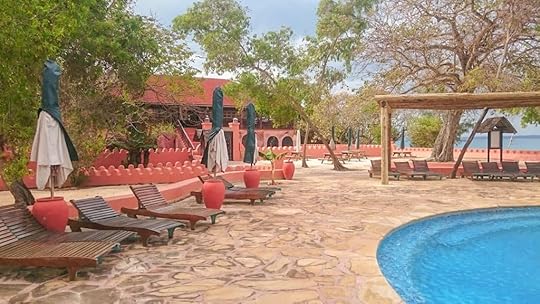 Pool at the Changuu Island Lodge on Prison Island, Zanzibar.