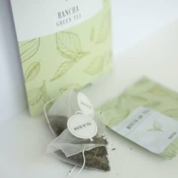 12 theebuiltjes met groene thee Bancha - House of Tea (12 builtjes) - Thee.be