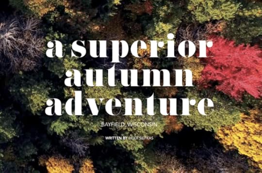 Fall colors in Bayfield, Wisconsin