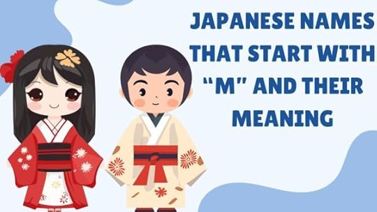 Japanese names that start with M