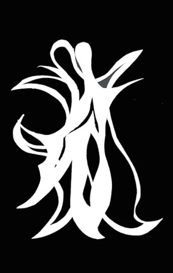 white figures dancing in the dark